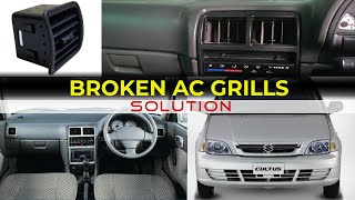 Suzuki Cultus AC Grill repairing | DIY solution