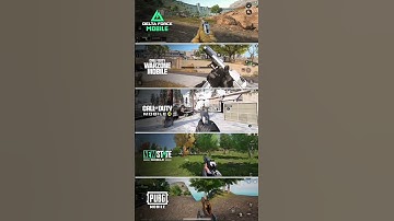 Delta Force Mobile vs Warzone Mobile vs COD Mobile vs New State Mobile vs PUBG Mobile #gamingmobile