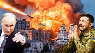 RUSIA KEMBALI LUNCURKAN SERANGAN HUJAN RUDAL KE UKRAINA! Putin Berhasil Kuasai Benteng Sumy Ukraina
