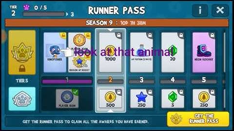 Welcome to fun run 3 season 9 runner pass (battle pass ) (no sound)