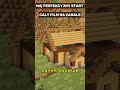 MÓJ IDEALNY START W MINECRAFT HARDCORE #minecraft #minecraftbuilding #minecraftsurvival