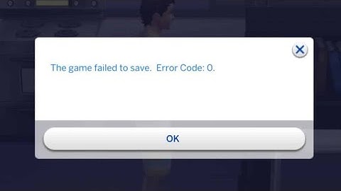How To Fix The Sims 4 Error Code 0 | How To Fix "The game failed to save" Error In The Sims 4