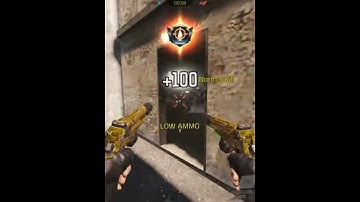 1v4 with just 50GS Pistol in cod mobile S&D... #roadto1k #shorts