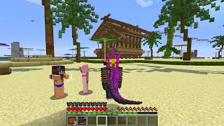 Um Godzilla Preso Em Uma Ilha Só De Garotas No Minecraft