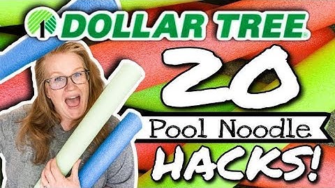 ⭐️ 20 AMAZING DOLLAR TREE POOL NOODLE LIFE HACKS ⭐️