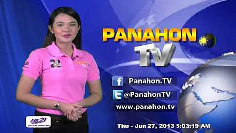 Panahon.TV | June 27, 2013, 5:00AM Forecast