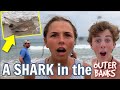 He Caught A SHARK on our BEACH | They Told Us to Get Out! | Outer Banks Vacation Day 4