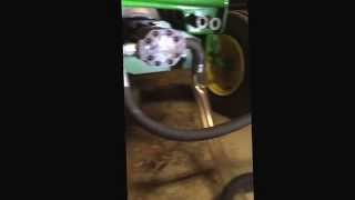 John Deere 332 with Brave log splitter pt1