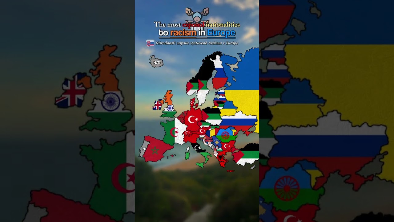 The most exposed nationalities to racism in Europe  