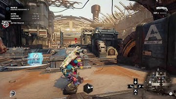 Gears 5 Boss Matriarch burns inside the core furnace forge map