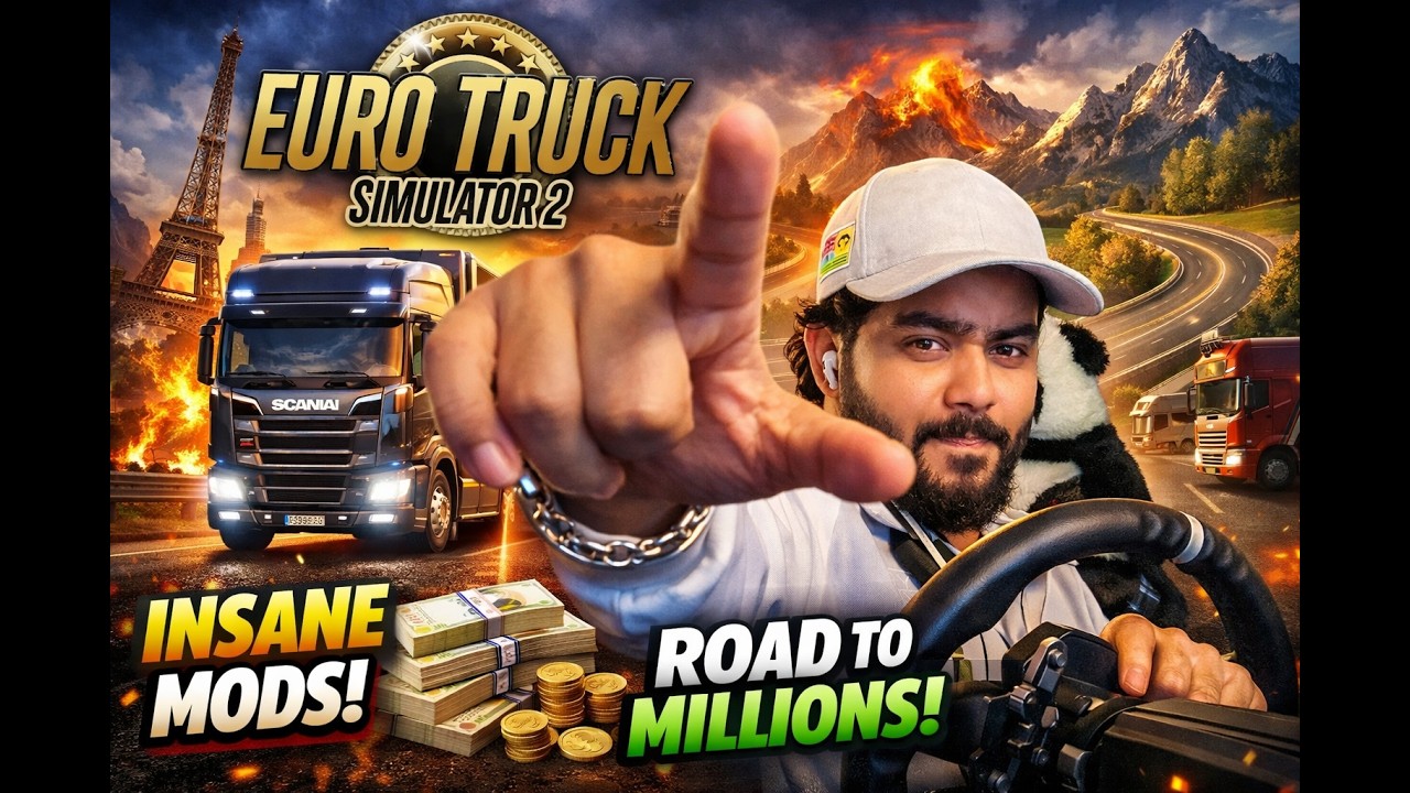 🔴ETS2  Live | MOZA WHEEL+SHIFTER  GAMEPLAY#eurotrucksimulator2 #etslive #indianbus #livestreaming