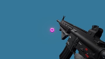 HK416 I Blender FPS animation set