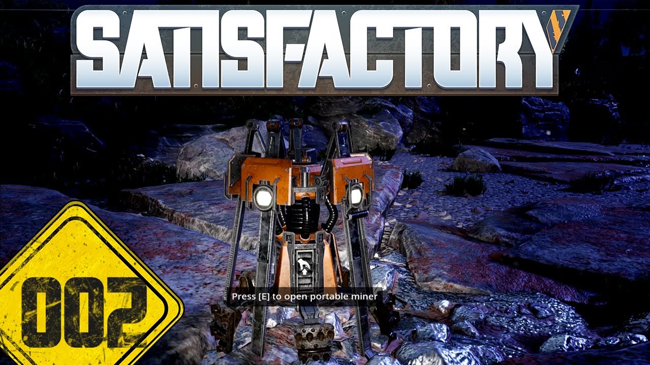 Satisfactory 🏗️ 002 - Der portable Miner steht 🚧 Open World | Factory Building | Multiplayer