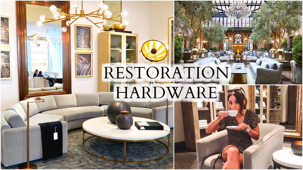 SHOP WITH ME AT RESTORATION HARDWARE GALLERY IN CHICAGO! YouTube