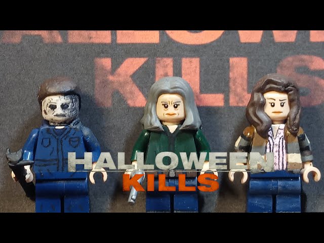 Custom LEGO Halloween & Christmas Windows