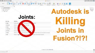 Autodesk Fusion - Comparing Joints and Constaints