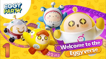 Fall Guys Mobile 😍😍 Like Game ।। Eggy Party Gameplay