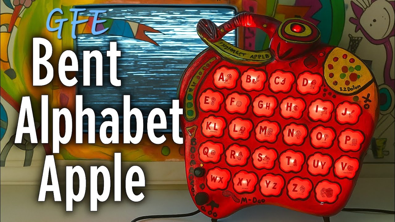 Circuit-Bent Alphabet Apple (War Paint)