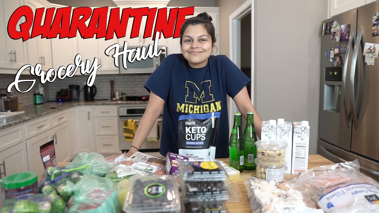 Keto Quarantine Grocery Haul! Our Staple Foods - YouTube