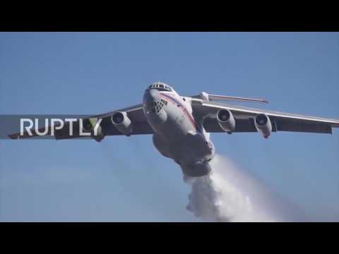 Chile: Russian Emergency Ministry plane drops almost 900 mln litres of water on wildfires
