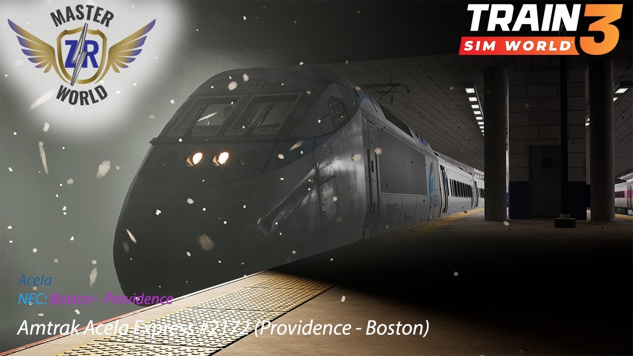 Amtrak Acela Express 2172 (Providence Boston) NEC Boston Providence Acela TSW3 YouTube