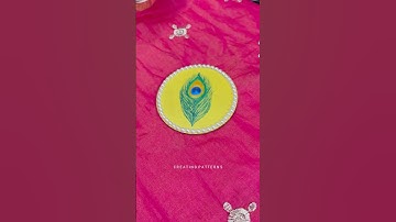 Morpankh decor | Home decor 🦚 | Janmashtami special | #janmashtami #krishna #morpankh #shorts