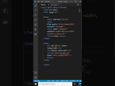 JavaScript DOM getElementById() - JavaScript Tutorial for Beginners