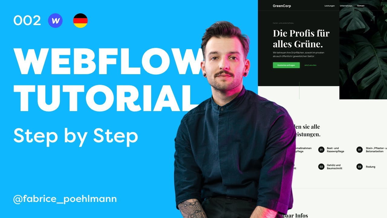 Webflow Einsteiger Tutorial | Deutsch | 002 - YouTube