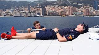 Max Verstappen and George Russell Being Best Friends For 8 Minutes Straight