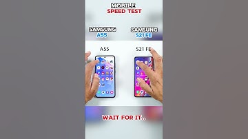 ☠️⚡SAMSUNG A55 VS SAMSUNG S21 FE SPEED TEST!!