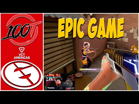 100T vs EG - HIGHLIGHTS - VCT Americas 2026 Kickoff | 100 Thieves vs Evil Geniuses