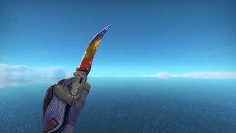 Specialist Gloves Fade BS + Flip Knife Marble Fade FN - CS:GO