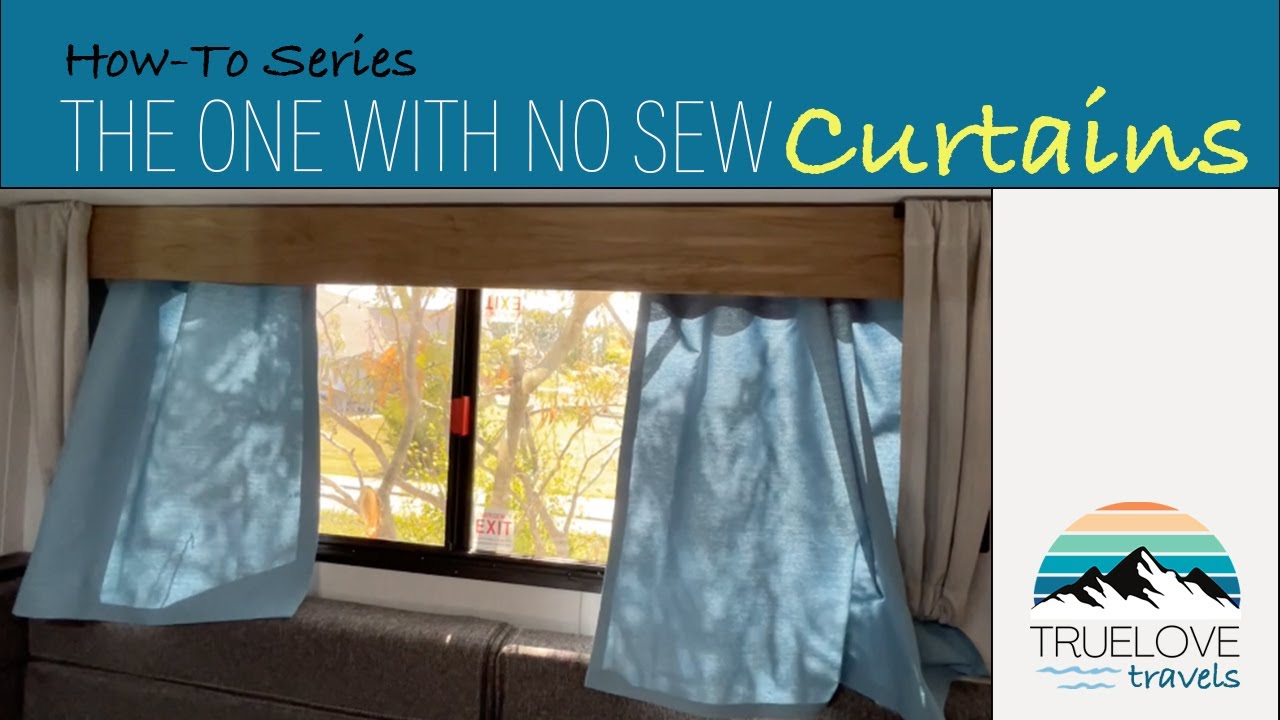 How to Make No Sew Curtains - How to Nest for Less™