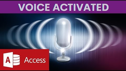 Voice Activated Login : How to Create a Voice Activated Login Form in MS Access