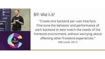 ElixirConf 2019 - GraphQL Based Microservices in Elixir - Donald Ford