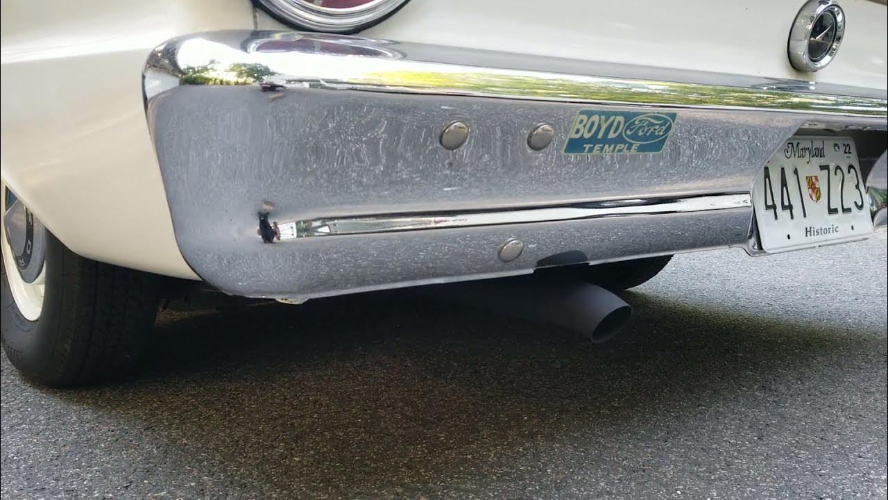 Ford Falcon 200 6 cylinder Walker Sound FX Muffler YouTube