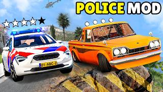 Langste POLITIE ACHTERVOLGING in BeamNG !!⭐ screenshot 1