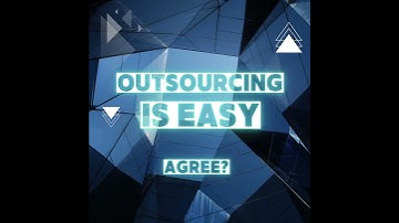 Is outsourcing is Easy?🤔👇True but you can look at it the other way.👇#outsourcing
