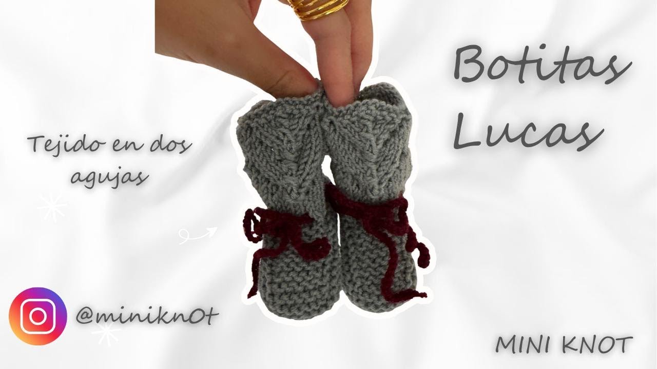 Cómo tejer botitas de punto paso a paso #babyknitting  #babyboots #tejedoras
