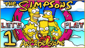 The Simpsons Arcade Game: Part 1 (Legendary Lets Play)