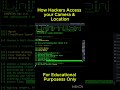 How hackers can access your camera and location using phishing techniques.