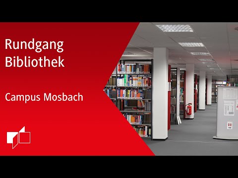 Rundgang Bibliothek Campus Mosbach
