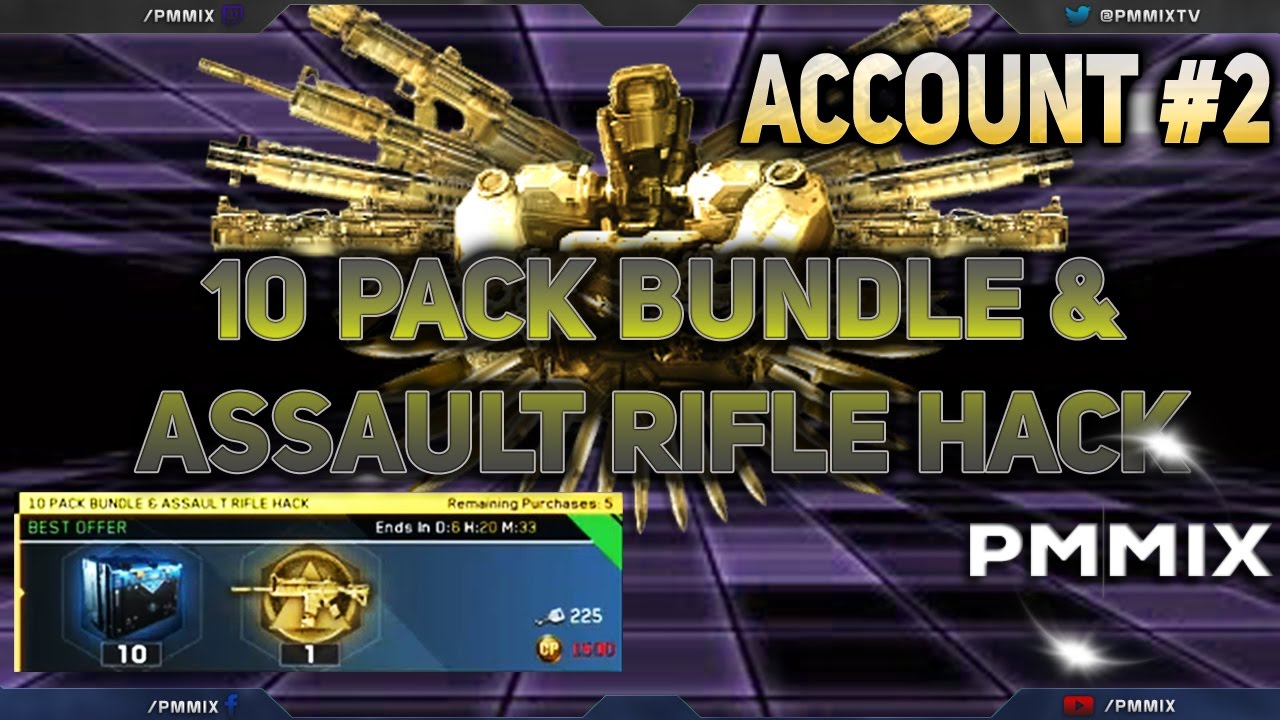 Call Of Duty Infinite Warfare Keys Hack 10 Pack Bundle & Assault Rifle Hack x5,; 1125 keys (Call of Duty