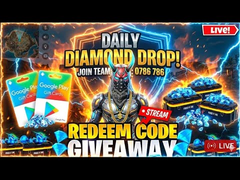🔴Free Fire Live Giveaway || free fire team code give away | Gamerflex007