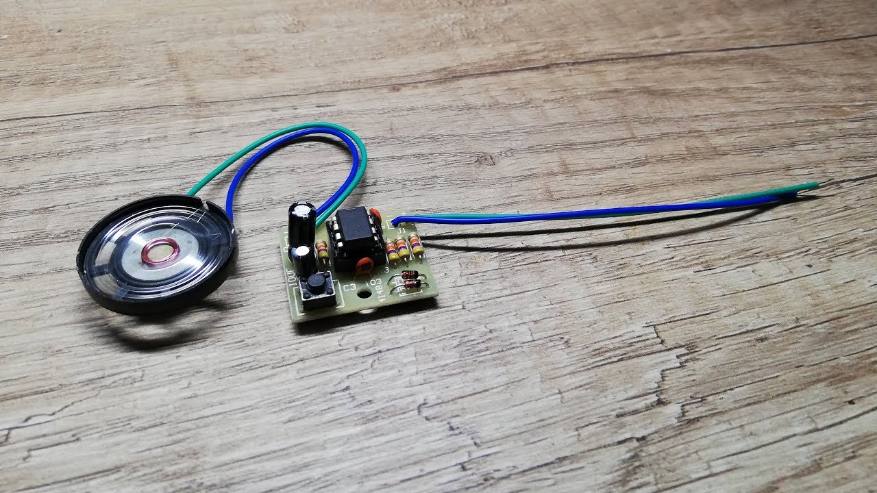 DIY Electronics - Ding Dong doorbell with NE555 (including schematic