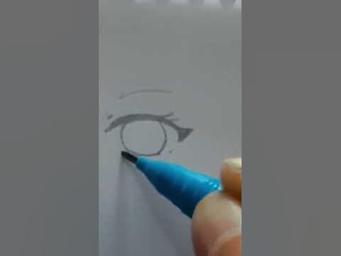 Cara Menggambar Mata Anime #shorts #drawing #tutorial - YouTube