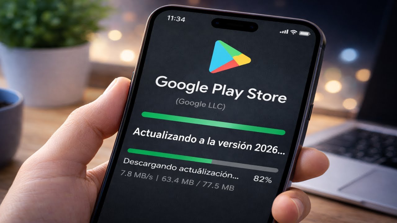 Actualiza Google Play Store a la versión 2026! en Android - YouTube