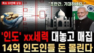 [코인추천] '인도' xx세력 대놓고 매집완료. 일론머스크가 손내민 이코인에 14억 인도인들 돈 몰린다. #시바이누 #전략 #ai코인 #인도코인 #웹3