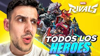 TODOS LOS HÉROES Y HABILIDADES de MARVEL RIVALS!!