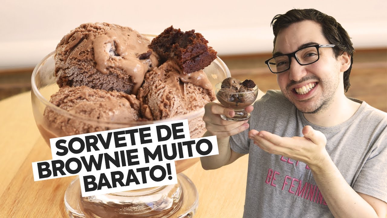 COMO FAZER SORVETE BEN & JERRY'S EM CASA (SEM SORVETEIRA)